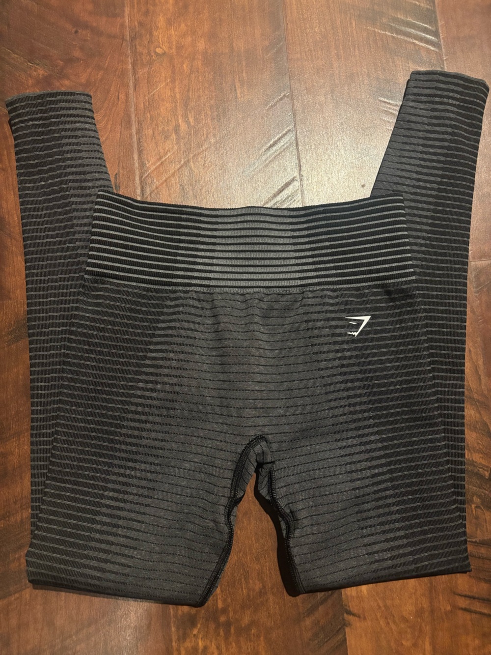Gymshark Black Striped Seamless Joggers